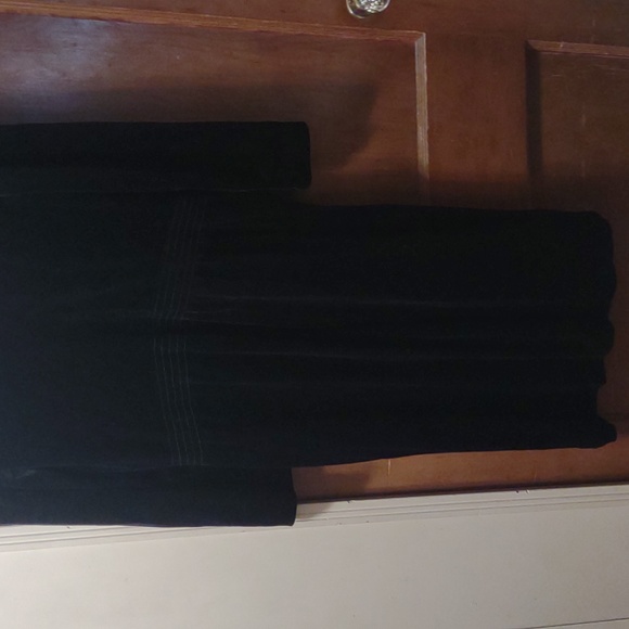 Vintage Just ducky holiday modest dress velor smocked - Picture 9 of 11